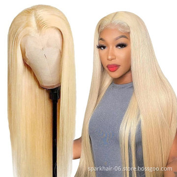 Wholesale 613 Virgin Brazilian HD Lace Frontal Wigs 4x4/13x4/13x6 Natural Transparent Lace Front Human Hair Wig for Black Women